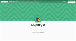 Desktop Screenshot of anjellkyst.tumblr.com