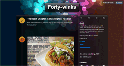 Desktop Screenshot of 40-winks.tumblr.com