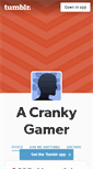 Mobile Screenshot of crankygamer.tumblr.com
