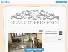 Tablet Screenshot of decoracionblancdeprovence.tumblr.com