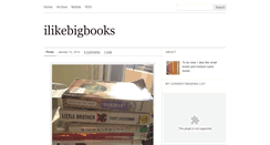 Desktop Screenshot of ilikebigbooks.tumblr.com