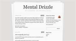 Desktop Screenshot of mentaldrizzle.tumblr.com