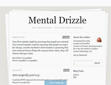 Tablet Screenshot of mentaldrizzle.tumblr.com