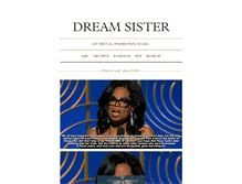 Tablet Screenshot of dreamsister.tumblr.com