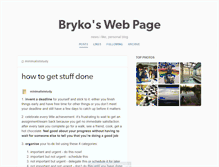 Tablet Screenshot of bryko.tumblr.com