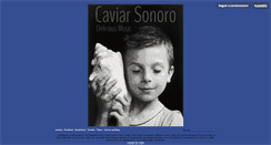 Desktop Screenshot of caviarsonoro.tumblr.com