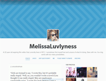 Tablet Screenshot of melissaluvlyness.tumblr.com