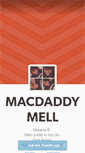 Mobile Screenshot of macdaddymell.tumblr.com