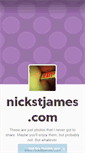 Mobile Screenshot of nickstjames.tumblr.com