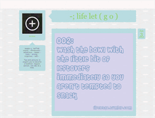 Tablet Screenshot of lifeletgo.tumblr.com