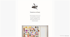 Desktop Screenshot of narrativesinemoji.tumblr.com