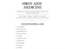 Tablet Screenshot of firstaidemedicine.tumblr.com
