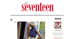 Desktop Screenshot of justseventeen.tumblr.com