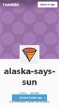 Mobile Screenshot of alaska-says-sun.tumblr.com