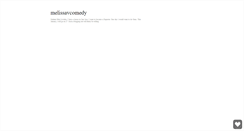Desktop Screenshot of melissavcomedy.tumblr.com