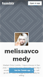 Mobile Screenshot of melissavcomedy.tumblr.com