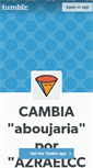 Mobile Screenshot of aboujaria.tumblr.com