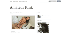 Desktop Screenshot of amateurkink.tumblr.com