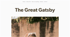 Desktop Screenshot of greatgatsby.tumblr.com