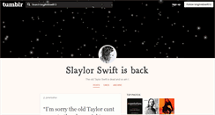 Desktop Screenshot of longlivetswift13.tumblr.com