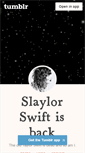 Mobile Screenshot of longlivetswift13.tumblr.com