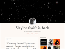 Tablet Screenshot of longlivetswift13.tumblr.com