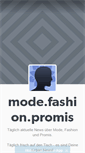 Mobile Screenshot of mode-fashion-promis.tumblr.com