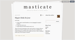 Desktop Screenshot of masticate.tumblr.com