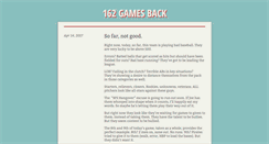 Desktop Screenshot of 162gamesback.tumblr.com