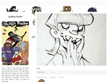 Tablet Screenshot of gorillazfanart.tumblr.com