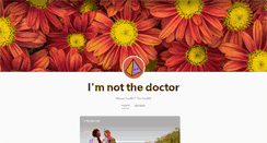 Desktop Screenshot of imnotthedoctor.tumblr.com