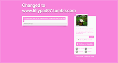 Desktop Screenshot of lilly-pad07.tumblr.com