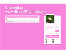 Tablet Screenshot of lilly-pad07.tumblr.com