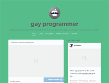 Tablet Screenshot of gayprogrammer.tumblr.com