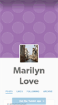 Mobile Screenshot of marilyn-love.tumblr.com