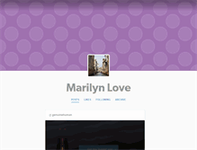 Tablet Screenshot of marilyn-love.tumblr.com