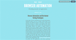 Desktop Screenshot of browserautomation.tumblr.com
