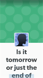 Mobile Screenshot of isittomorrow.tumblr.com