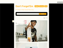Tablet Screenshot of dontforgetem.tumblr.com