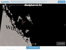 Tablet Screenshot of alexipharmicartist.tumblr.com