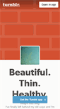 Mobile Screenshot of beautiful-thin-healthy.tumblr.com