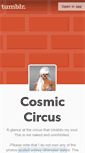Mobile Screenshot of cosmiccircus.tumblr.com