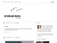 Tablet Screenshot of enhimlansmassa.tumblr.com