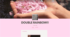 Desktop Screenshot of dblrnbw.tumblr.com