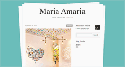 Desktop Screenshot of mariaymaria.tumblr.com