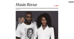 Desktop Screenshot of hauterevue.tumblr.com