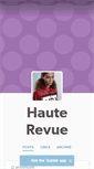Mobile Screenshot of hauterevue.tumblr.com