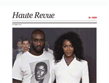 Tablet Screenshot of hauterevue.tumblr.com