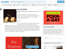 Tablet Screenshot of celebratepoetry.tumblr.com