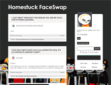 Tablet Screenshot of homestuckfaceswap.tumblr.com